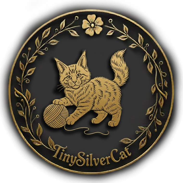 Jeu et socialisation TinySilverCat — textures, sons et interactions pour former des chatons adaptables